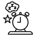 Alarm snooze icon