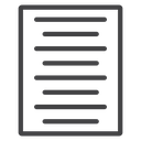 Align Center Text Black Outline icon