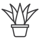 Aloe vera icon