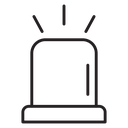 Ambulance siren icon