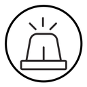 Ambulance siren icon