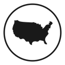 America map icon