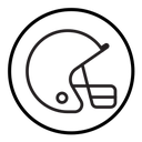 American football helmet icon