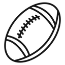 American Rugby ball icon