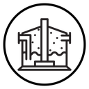 Anaerobic digestion biomass icon