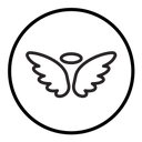 Angel wing icon