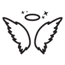Angel wing icon