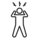 Angry human icon