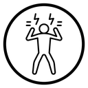Angry human icon