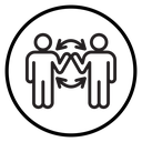 Angry people conflicts icon