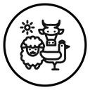 Animal husbandry icon