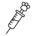Animal injection icon