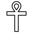 Ankh Teardrop Loop icon
