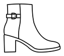 Ankle boots icon