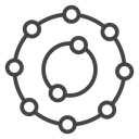 Antioxidant Black Outline icon