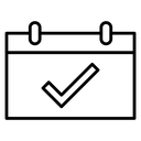 Appointment Calendar Check icon