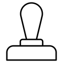 Approval stamp icon