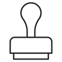 Approval stamp icon