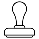 Approval stamp icon