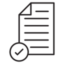 Approved document icon