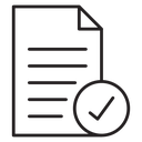 Approved document icon