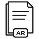 AR File Document icon
