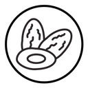 Arab date fruit icon