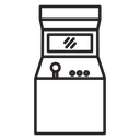 Arcade game machine icon