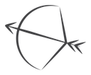 Archery Drawn Bow Arrows icon
