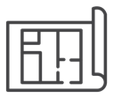 Architecture plan icon