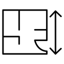 Architecture Plan Dimension Arrow icon