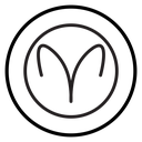 Aries zodiac sign icon