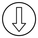 Arrow down icon