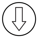 Arrow down icon