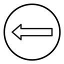 Arrow left icon