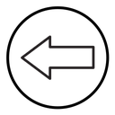 Arrow left icon