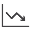 Arrow trend-down icon