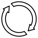 Arrows repeat icon