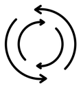 Arrows repeat icon