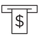 ATM cash icon