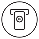 ATM cash icon