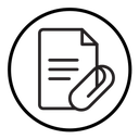 Attach document icon