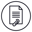 Attach document icon