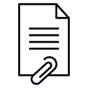 Attach document icon