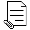 Attach document icon