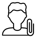 Attach resume icon