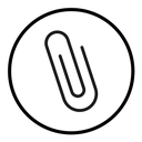 Attachment clip icon