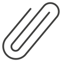 Attachment clip icon