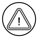 Attention sign icon
