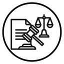Attorney in law icon